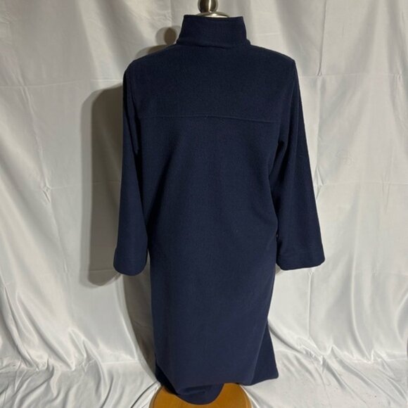 L.L.Bean women’s fleece winter zip up robe size large petite. - Picture 6 of 7